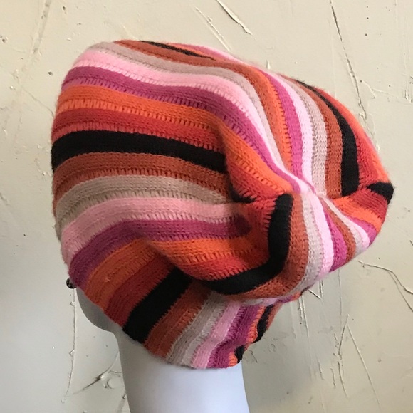 Striped Beanie/cap/hat from Dillards - NWOT - Picture 6 of 12